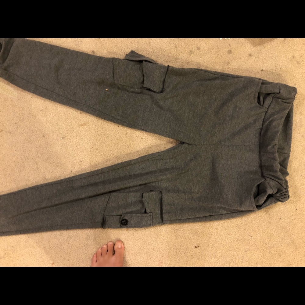 Sweat pant type yoga pants